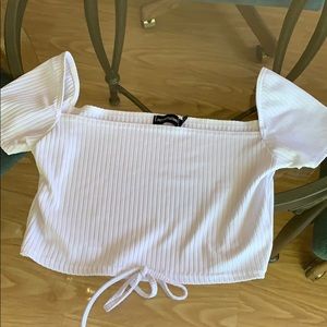 White Pretty Little Thing Top